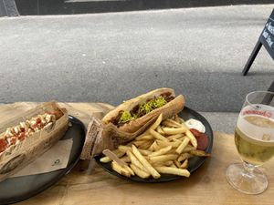   at Eh Wurst Vegane Würstelbar in Vienna