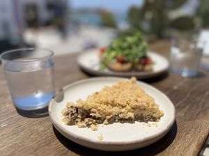   at goat in a boat in Naxos