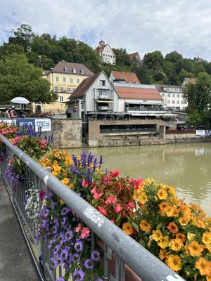 From the bridge   at Neckarmüller in Tubingen