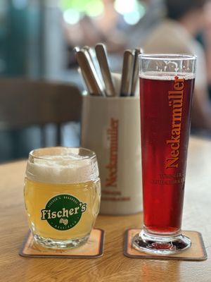 The drinks  at Neckarmüller in Tubingen