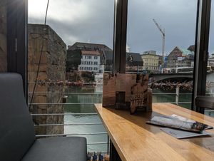 Aussicht auf den Neckar at Neckarmüller in Tubingen