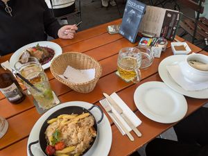 Vegan Schupfnudeln at Neckarmüller in Tubingen