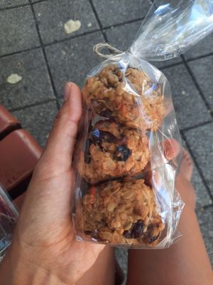 Granola cookies at Caramel Coffee Shop in Burgas