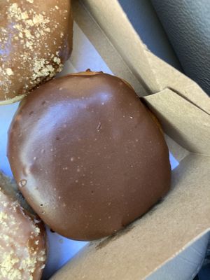 Boston creme  at Dun-Well Doughnuts in Brooklyn
