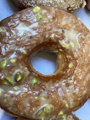 Pistachio  at Dun-Well Doughnuts in Brooklyn