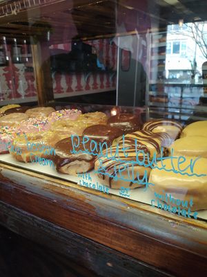 Vegan donuts at Dun-Well Doughnuts in Brooklyn