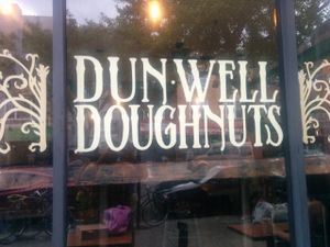 Dun-well doughnuts at Dun-Well Doughnuts in Brooklyn