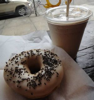 Vegan doughnuts galore at Dun-well Doughnuts, New York!  at Dun-Well Doughnuts in Brooklyn