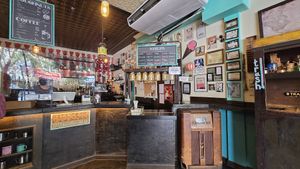 Inside at Dun-Well Doughnuts in Brooklyn