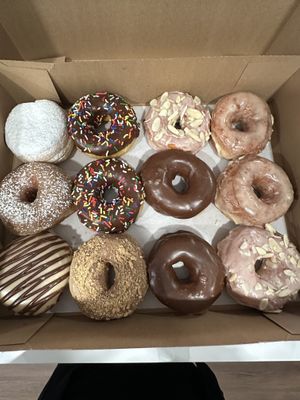 Dozen donuts   at Dun-Well Doughnuts in Brooklyn