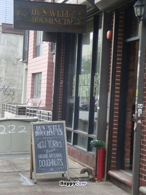 storefront at Dun-Well Doughnuts in Brooklyn