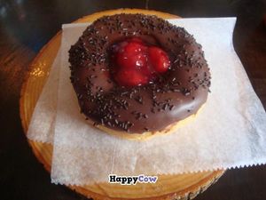 cherry pie at Dun-Well Doughnuts in Brooklyn