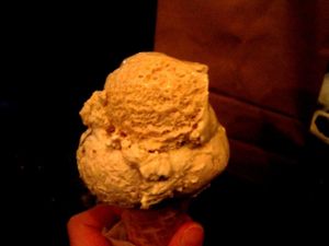 Fantastic Butter Pecan ice cream at Dun-Well Doughnuts in Brooklyn