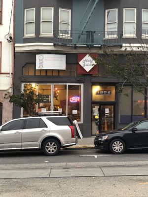 Store front at Holy Gelato in San Francisco