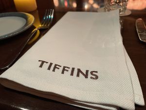Fancy cloth napkin  at Walt Disney World - Tiffins in Lake Buena Vista