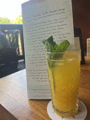 Ginger Beer Mocktail  at Walt Disney World - Tiffins in Lake Buena Vista