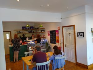 Inside at Conneely's Cafe in Oughterard