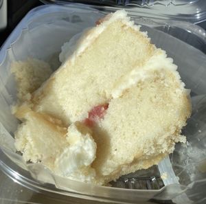 Strawberry Lemon cake is wedding cake quality !  at Majani in Chicago