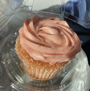 Strawberry cupcake   at Majani in Chicago