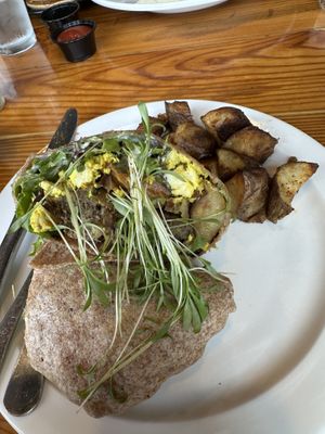 Breakfast burrito   at Majani in Chicago