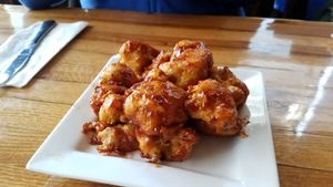 bbq fried cauliflower at Majani in Chicago
