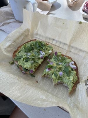 Avocado toast  at Java Burrito in Savannah