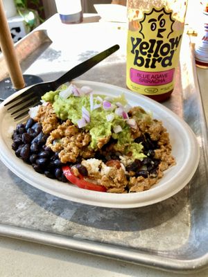 Vegan bowl   at Java Burrito in Savannah