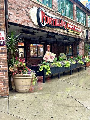 Outside   at Portillo's in Chicago