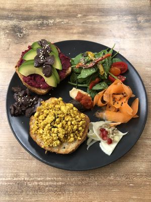Vegan breakfast  at Terramystica Bar in Bovec