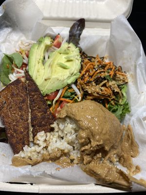 Buddha bowl at Rosetta's Kitchen in Asheville