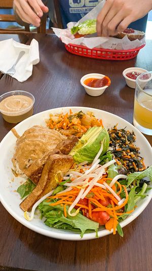 Buddha bowl at Rosetta's Kitchen in Asheville