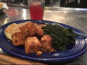 family favorite! best kale I've ever tasted! at Rosetta's Kitchen in Asheville