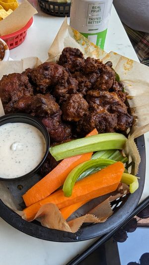 Buffalo cauliflower at Rosetta's Kitchen in Asheville
