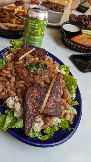 Belly full rice bowl at Rosetta's Kitchen in Asheville