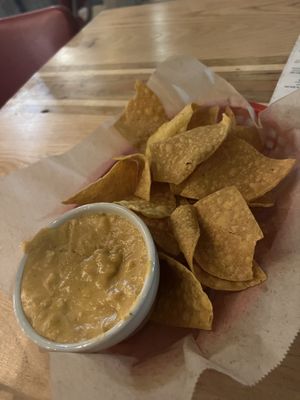 Vegan queso I    at Rosetta's Kitchen in Asheville