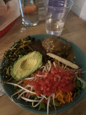 Buddha bowl  at Rosetta's Kitchen in Asheville