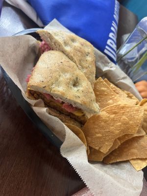 Tempeh sandwhich   at Rosetta's Kitchen in Asheville