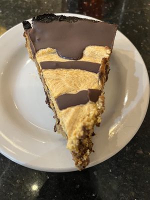 Vegan chocolate pumpkin cheesecake  at Rosetta's Kitchen in Asheville