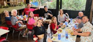 Yummy Vegan food enjoyed by all! 🥳  at Rosetta's Kitchen in Asheville