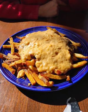 Chili cheese fries  at Rosetta's Kitchen in Asheville
