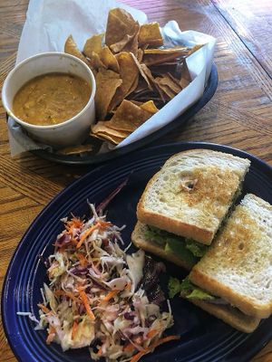 I tried Rosetta’s for the first time last weekend and it was so good. I got the chips & queso, and the tofu and avocado sandwich (best sandwich I’ve ever had!) and their slaw. I was very satisfied with the portion size for the money. I will definitely go back when in Asheville! at Rosetta's Kitchen in Asheville