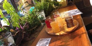 buchi flight  at Rosetta's Kitchen in Asheville