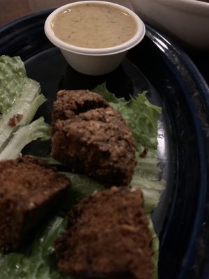 Veggie nuggets  at Rosetta's Kitchen in Asheville