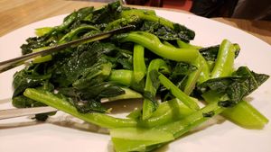 Chinese broccoli. Simple and good. at Szechuan in Roseville