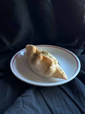 Vegan Empanada: seasonal vegan empanadas. Pictured: curry vegetable at Subculture Coffee Roasters in West Palm Beach