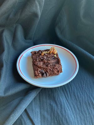 Vegan & Gluten Free Chocolate Walnut Brownie at Subculture Coffee Roasters in West Palm Beach