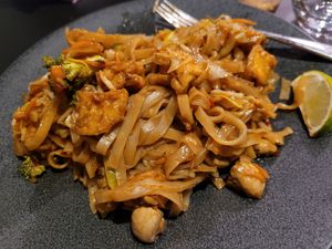 Vegan Pad Thai takeaway at Camile - The Point in Dublin
