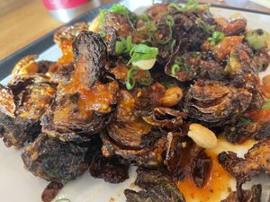 Brussels sprouts   at The Rogue Panda in Brooklyn