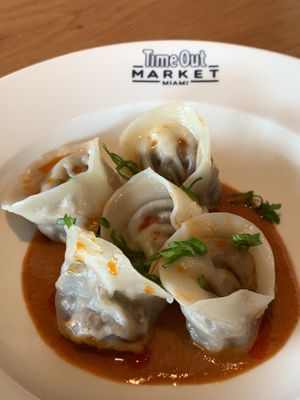 Slippery dumplings  at The Rogue Panda in Brooklyn