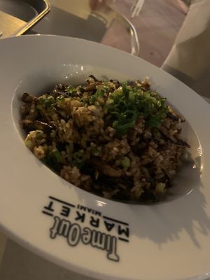 Fried rice with truffles   at The Rogue Panda in Brooklyn